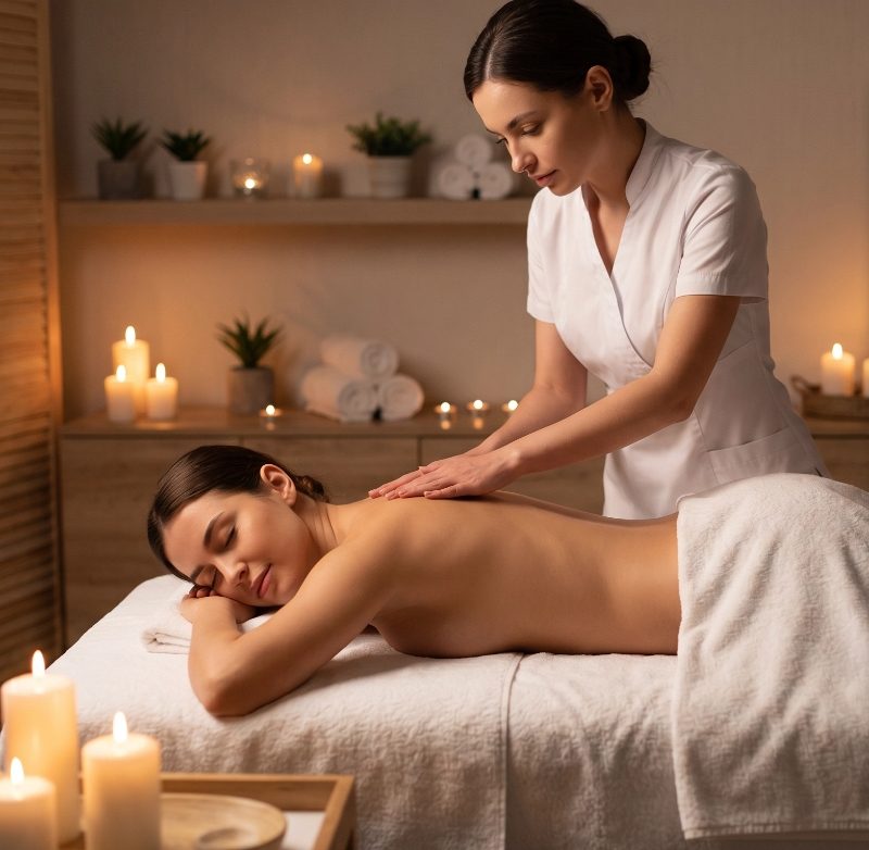 Therapeutic massage by candlelight at MY NY SPA
